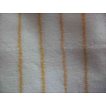 Tissu acrylique à rayures jaunes